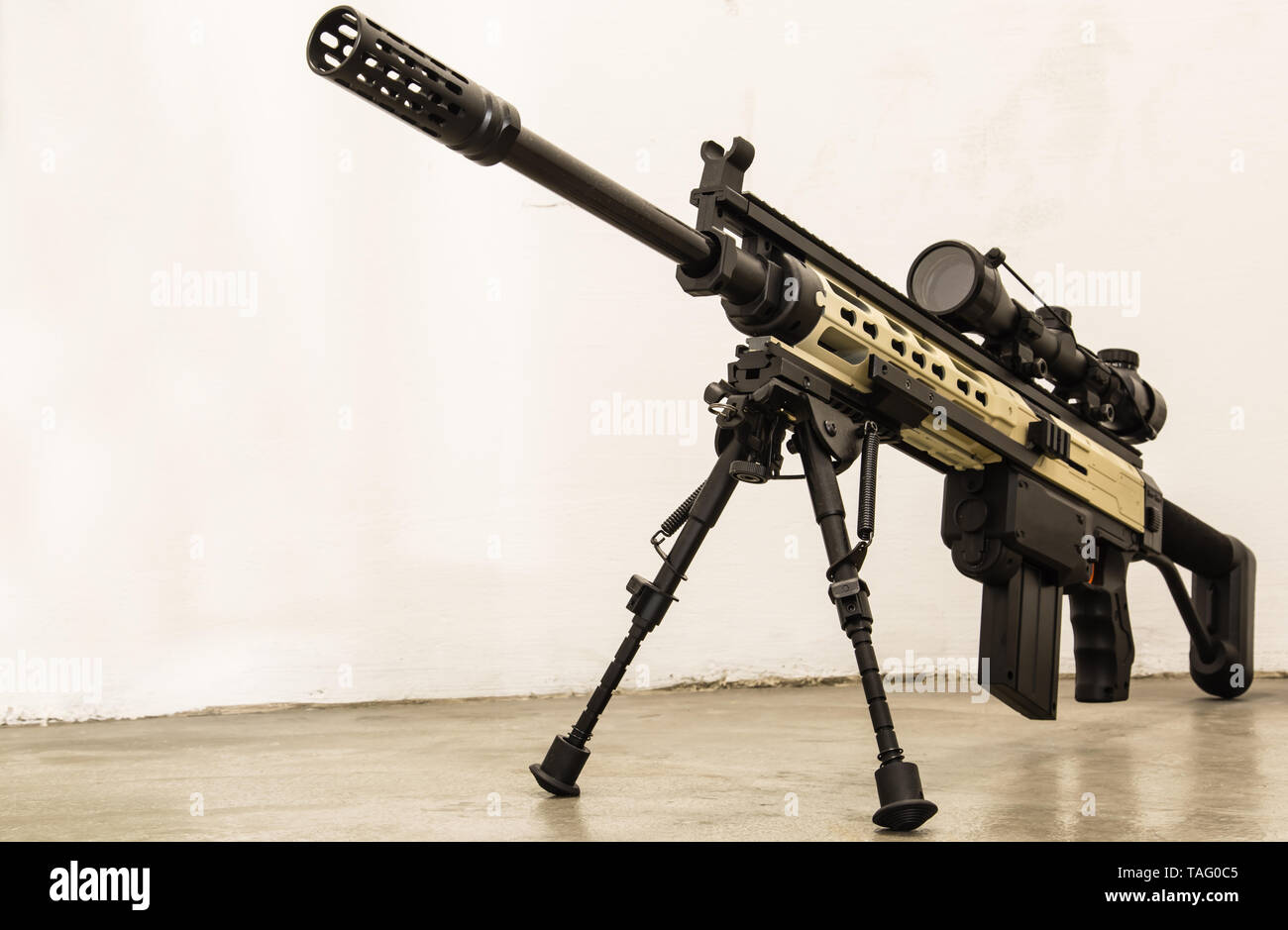 Mod Spielzeug sniper Blaster Pistole Anzeige Stockfotografie - Alamy