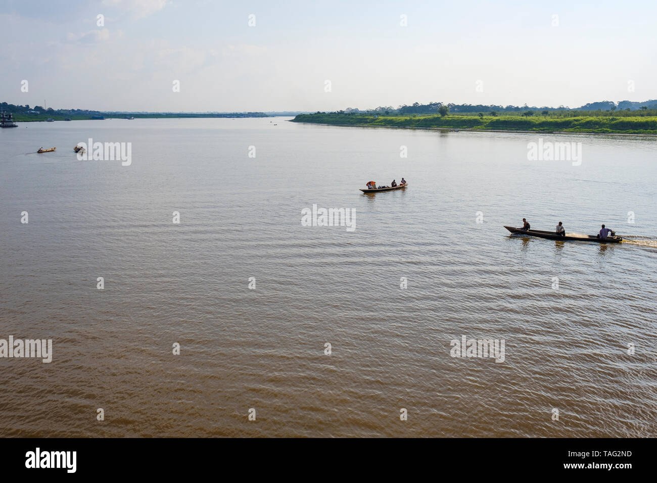 Ucayali River auf der peruanische Amazonasbecken, Loreto Abteilung, Peru Stockfoto