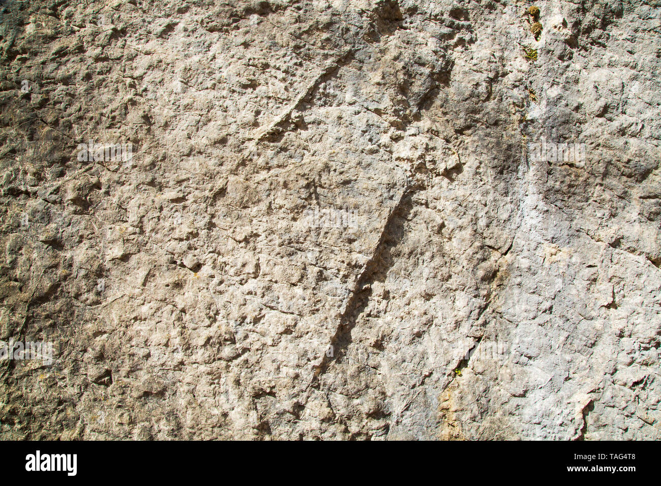 Hintergrund Bild der grauen Stein Oberfläche in den Bergen Stockfoto