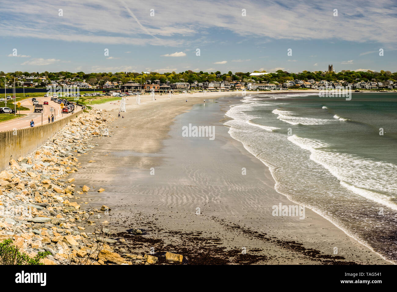 Easton's Beach Newport, Rhode Island, USA Stockfoto