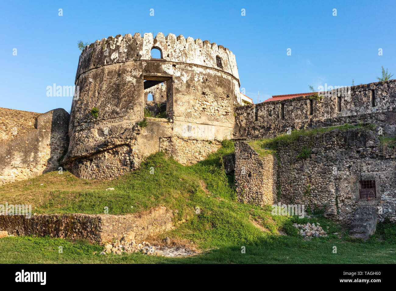 Das alte Fort Ngome Kongwe Stone Town in Unguja aka Insel Sansibar Tansania Ostafrika Stockfoto
