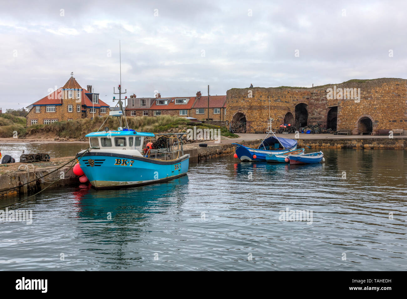Beadnell, Northumberland, England, UK, Europa Stockfoto