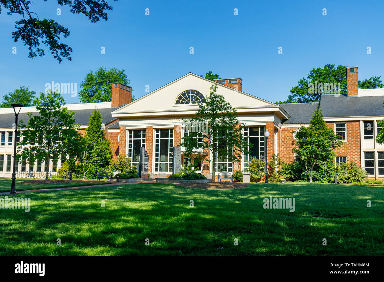 GREENVILLE, SC, USA - 2. Mai: Furman, Halle an der Furman University am 2. Mai 2019 in Greenville, South Carolina. Stockfoto