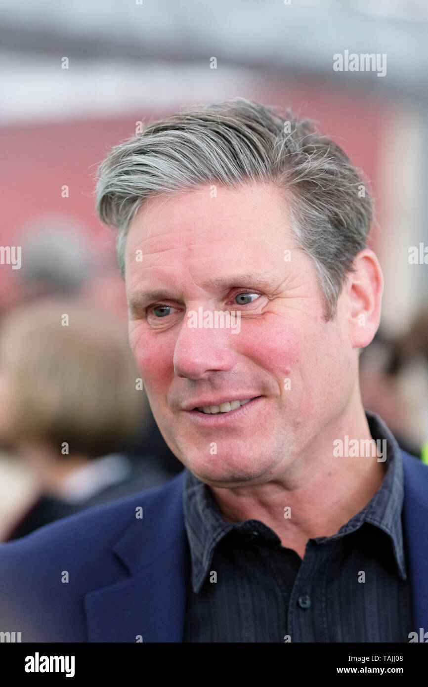 Hay Festival, Heu auf Wye, Powys, Wales, Großbritannien - Am Sonntag, den 26. Mai 2019 - Keir Starmer MP die Labour Party Schatten Brexit Sekretärin an der Hay Festival am Tag 4 dieser Jahre Hay Festival. Foto Steven Mai/Alamy leben Nachrichten Stockfoto