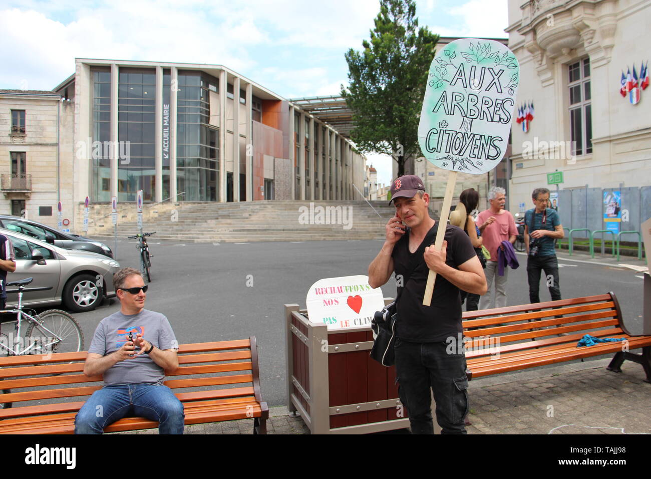 Mobilisierung des marcheurs pour le Climat (Acte V) Stockfoto