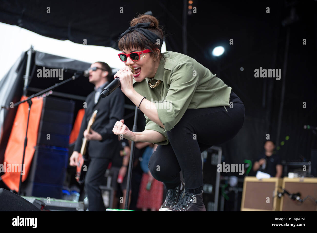 Leeds, Großbritannien. 25. Mai 2019. Die Unterbrecher führen an die 2019 Slam Dunk Festival nördlich auf den Punk in Drublic Bühne 2019-05-25 Stockfoto