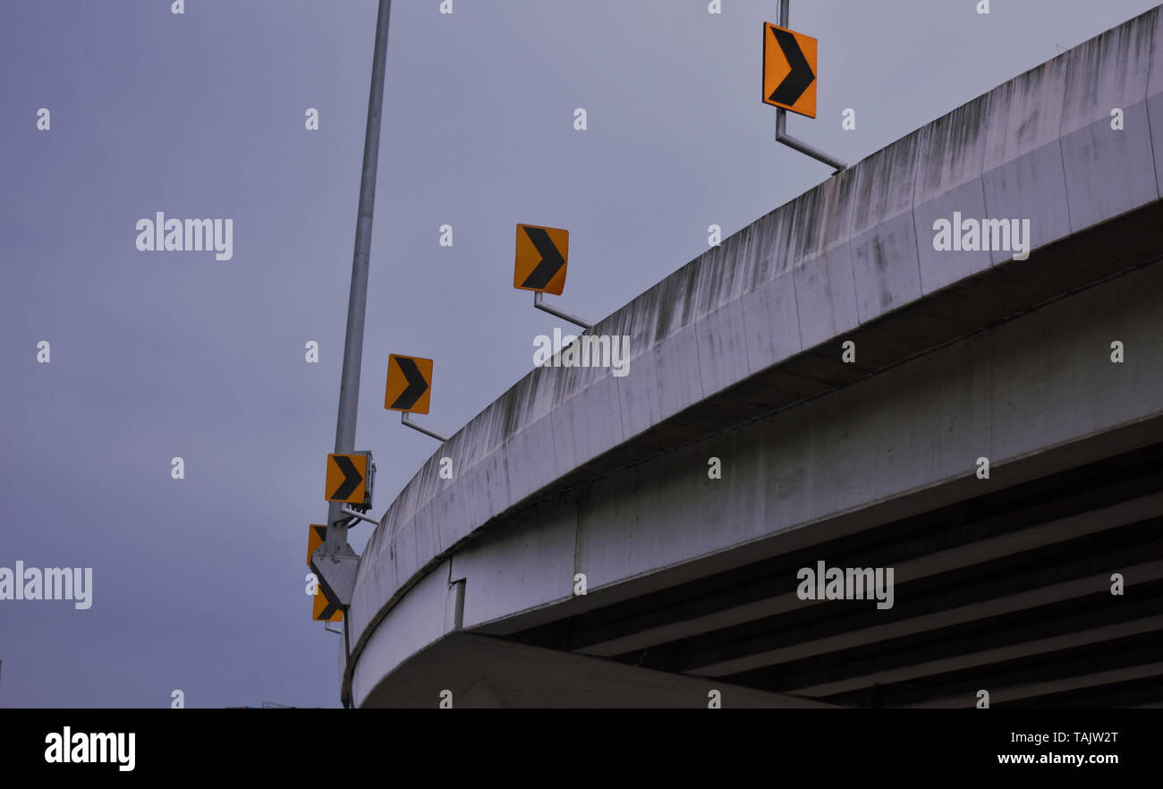 Bild einer Brücke in Bangkok. Stockfoto