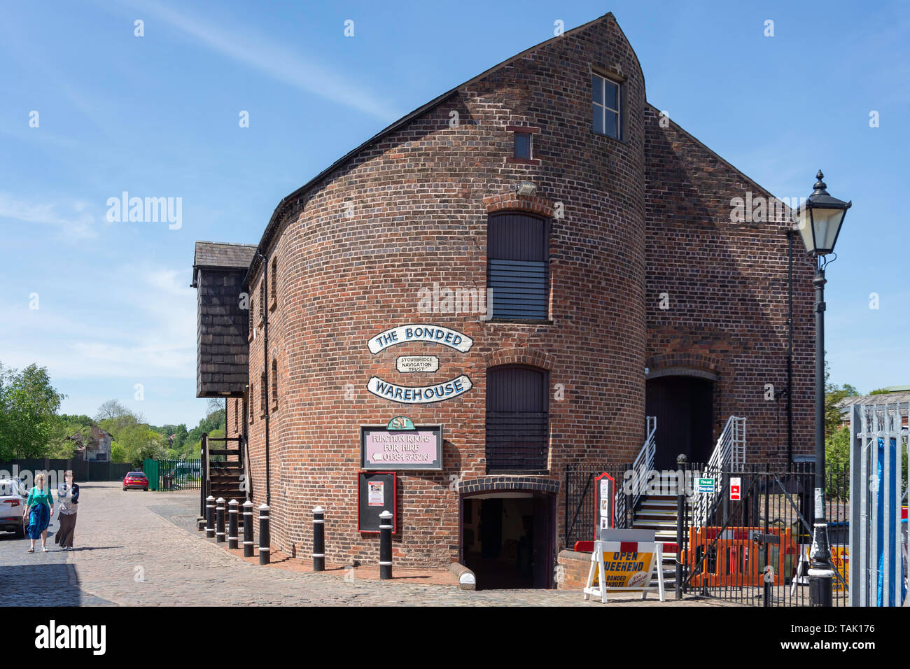 Das Zolllager, Canal Street, Stourbridge, West Midlands, England, Vereinigtes Königreich Stockfoto