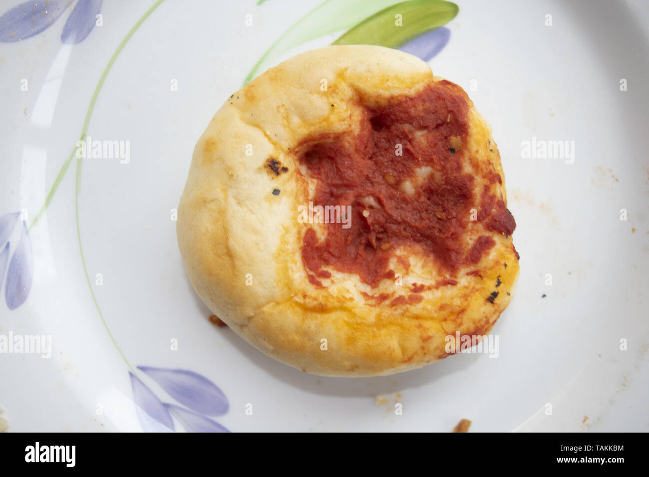 Traditionelle italienische Delikatesse oder rustikale Pizza Stockfoto