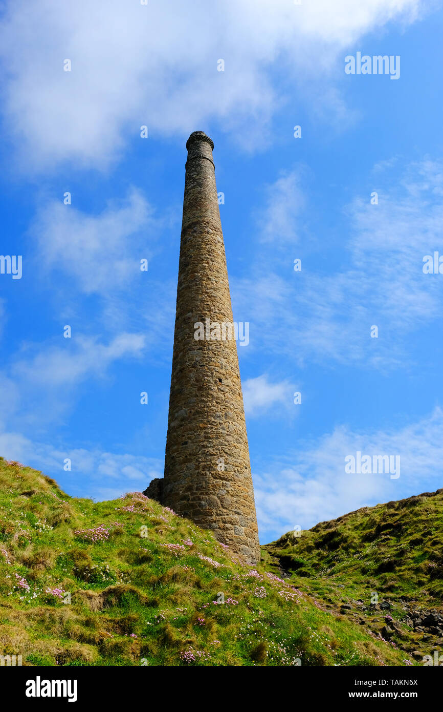 Wheal Eulen Zinnmine Engine House, Botallack, Cornwall, UK - Johannes Gollop Stockfoto