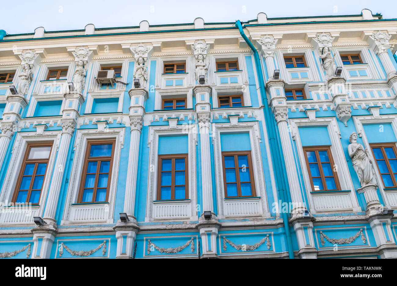 Moskau, Russland - Mai 4. 2019. Botschaft der Republik Belarus auf Maroseyka Street Stockfoto