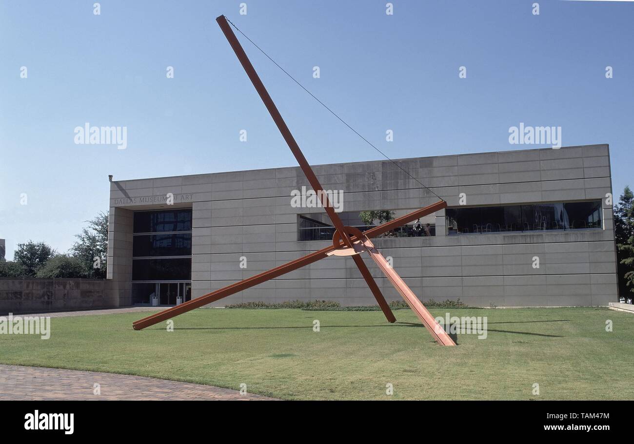 Exterieur - ESCULTURA AL AIRE LIBRE S XX. Lage: MUSEO DE ARTE. DALLAS - TEXAS. Stockfoto