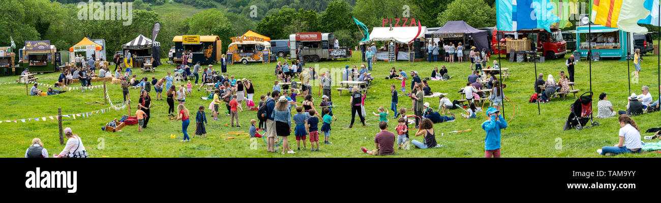 River Cottage Essen Messe 2019. Park Farm, Axminster, Devon, Großbritannien Stockfoto