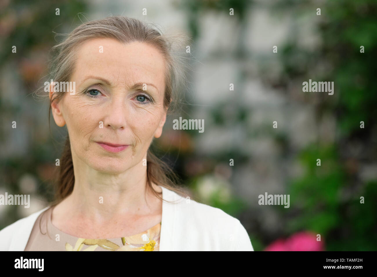 Hay Festival, Heu auf Wye, Powys, Wales, Großbritannien - Am Sonntag, den 26. Mai 2019 - Thema Anna brennt die Gewinner des Man Booker Prize 2018 für ihren Roman Milchmann im Hay Festival am Tag 4 dieser Jahre Festival. Foto Steven Mai/Alamy leben Nachrichten Stockfoto