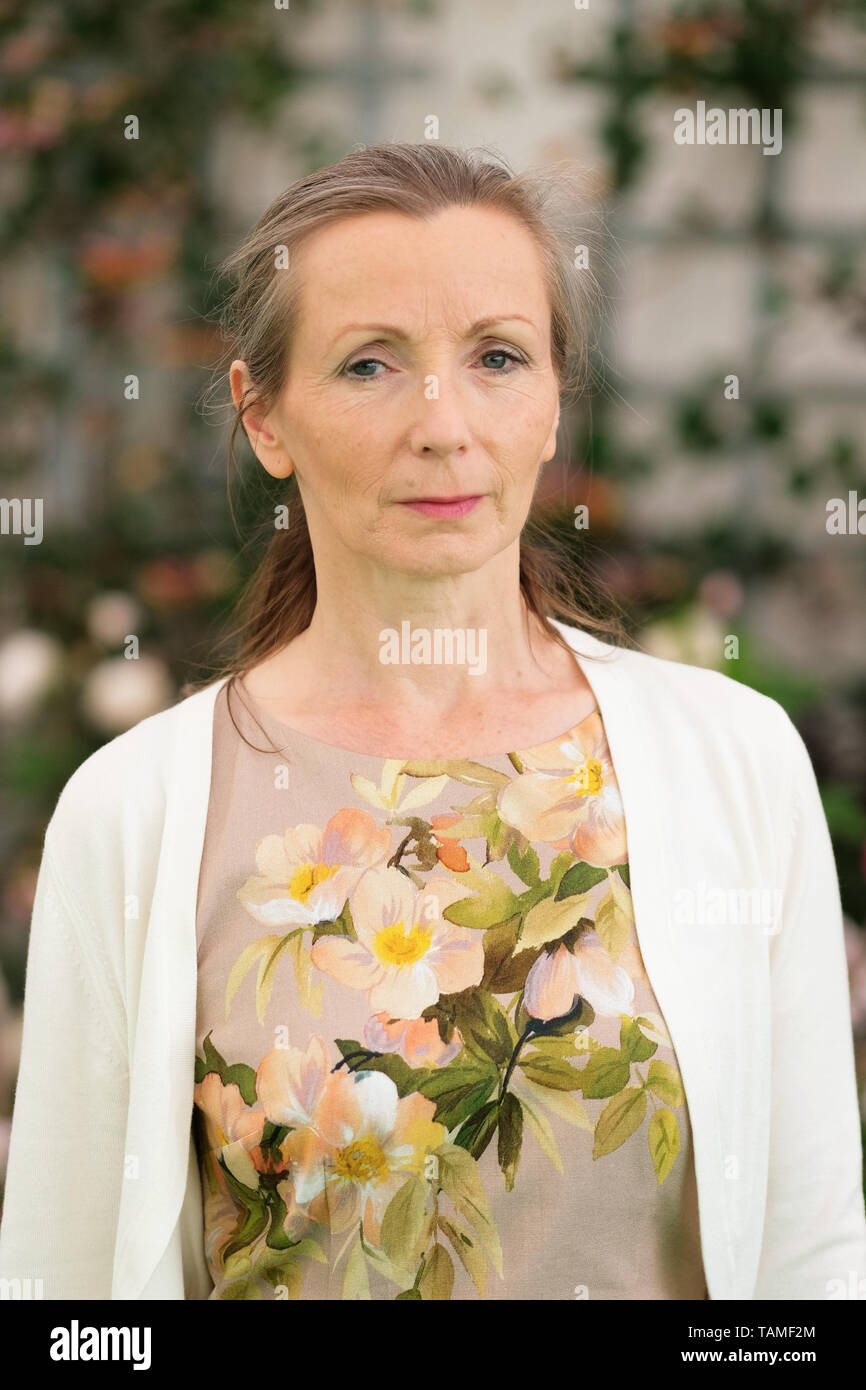 Hay Festival, Heu auf Wye, Powys, Wales, Großbritannien - Am Sonntag, den 26. Mai 2019 - Thema Anna brennt die Gewinner des Man Booker Prize 2018 für ihren Roman Milchmann im Hay Festival am Tag 4 dieser Jahre Festival. Foto Steven Mai/Alamy leben Nachrichten Stockfoto