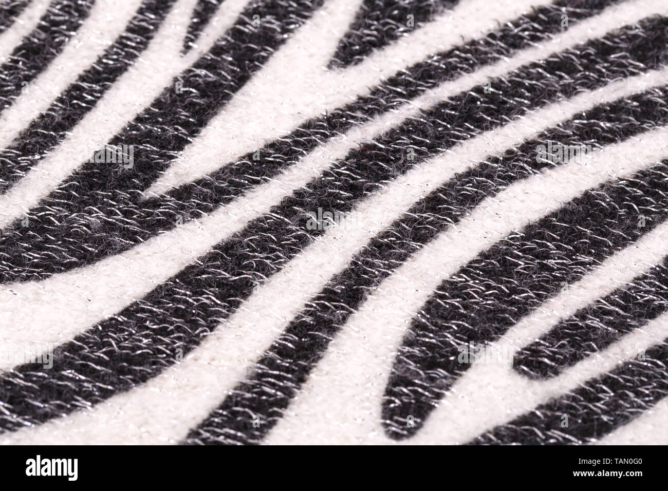 Gestrickte Tuch Closeup Hintergrundbild. Stockfoto
