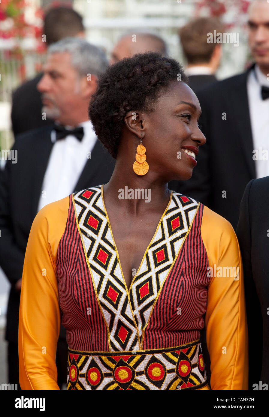 Maimouna N'Diaye auf der Closing Ceremony und der Specials film Galavorstellung am 72. Filmfestspielen von Cannes Samstag, den 25. Mai 2019, Cannes, Frankreich. Foto: Doreen Kennedy Stockfoto