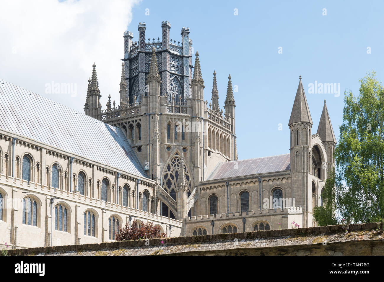 Die Kathedrale von Ely Octagon oder Laterne Turm, Cambridgeshire, England, Großbritannien Stockfoto