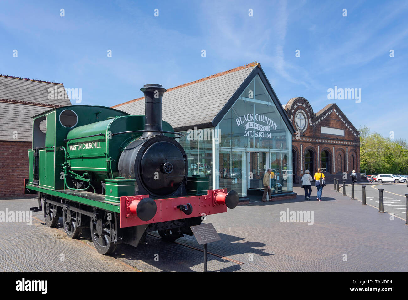Eingang zum Black Country Living Museum, auf, Dudley, West Midlands, England, Großbritannien Stockfoto