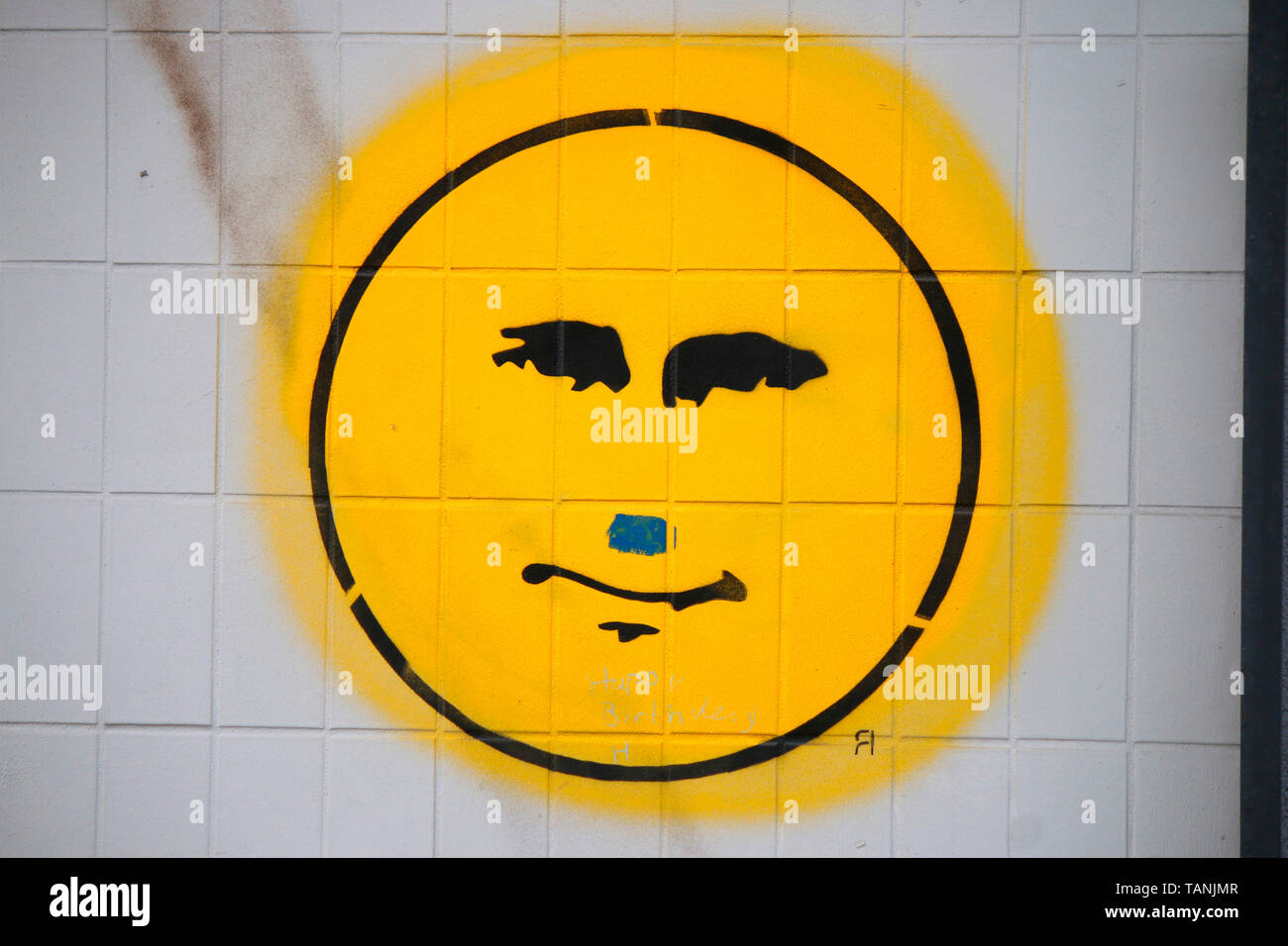 Smiley. Stockfoto