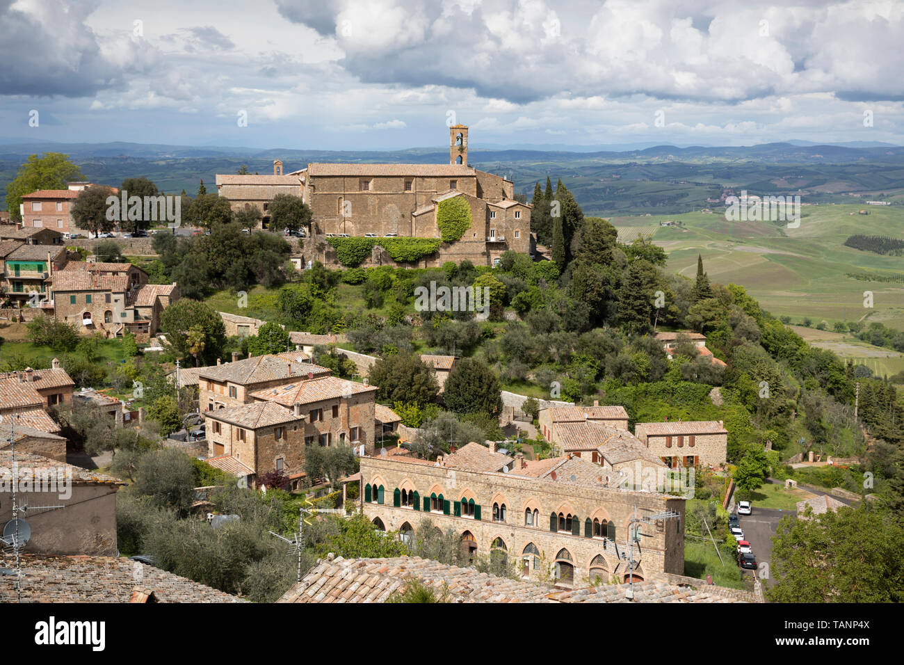 Montalcino, Provinz Siena, Toskana, Italien, Europa Stockfoto
