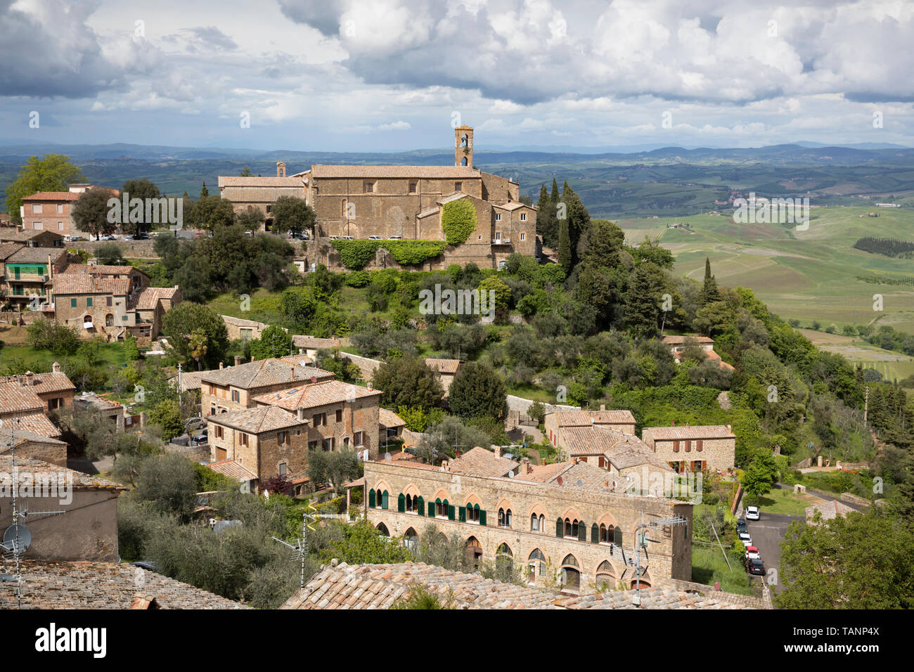 Montalcino, Provinz Siena, Toskana, Italien, Europa Stockfoto