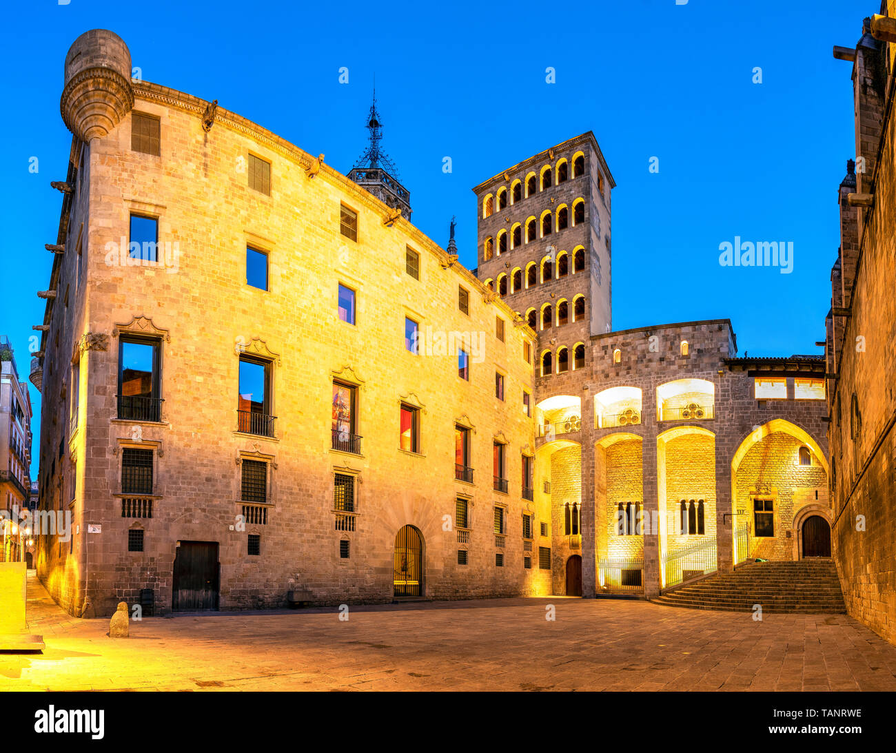 Plaza Del Rei Stockfotos und -bilder Kaufen - Alamy