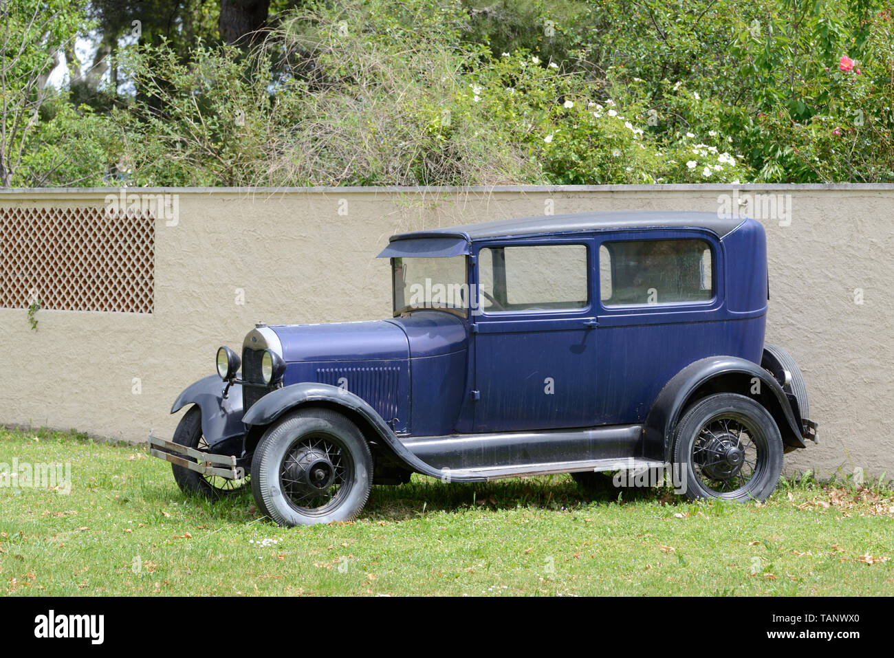 Ford Modell T Oldtimer am Automobil Museum der Provence oder Musée Automobile de Provence Orgon Provence Frankreich Stockfoto