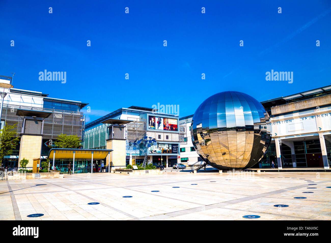 Das Planetarium, wir die Neugierigen (zuvor At-Bristol) Science Center am Millennium Square, Bristol, Großbritannien Stockfoto