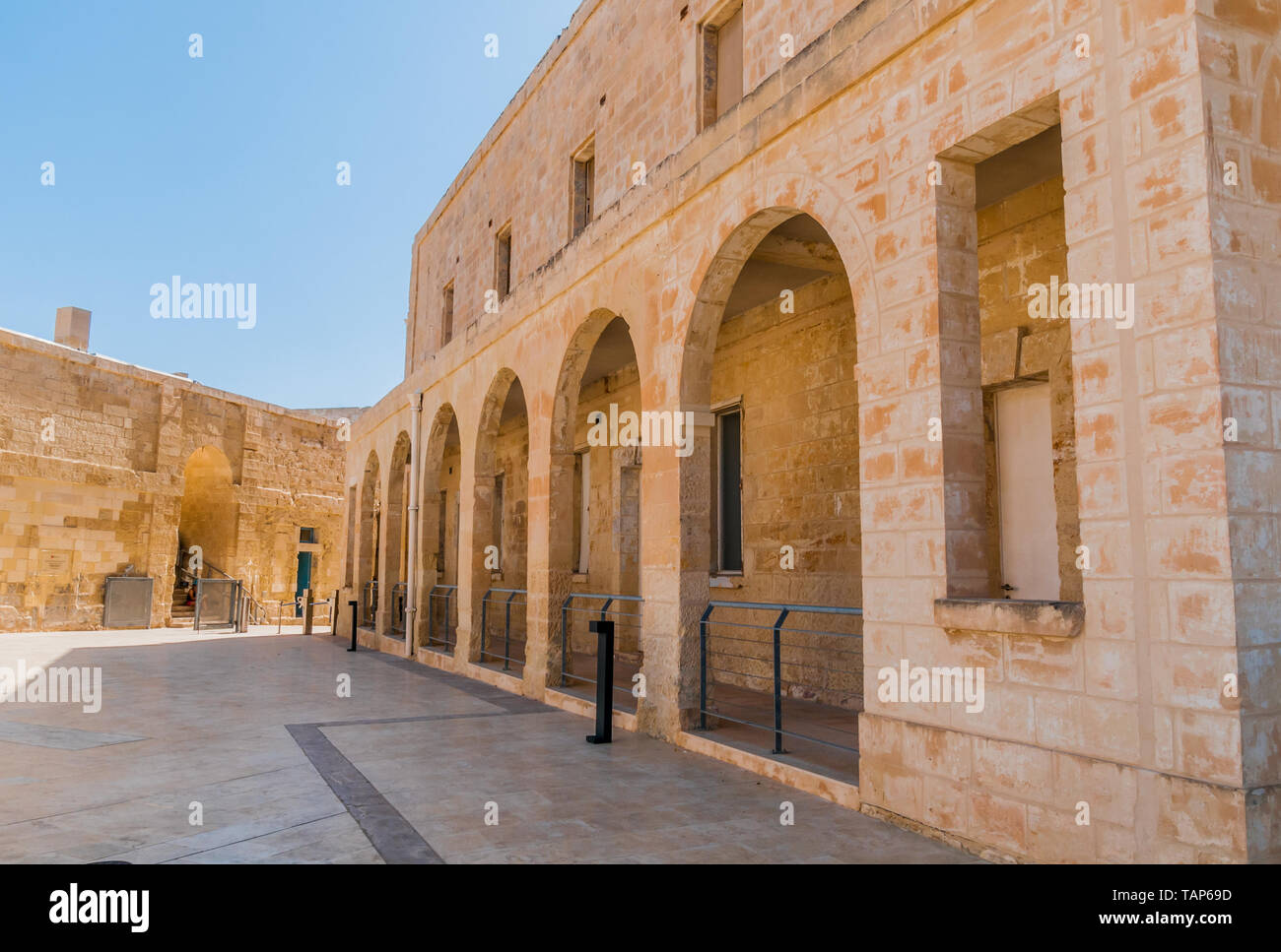 Die alten Fort St. Angelo in Valletta, Malta. Stockfoto