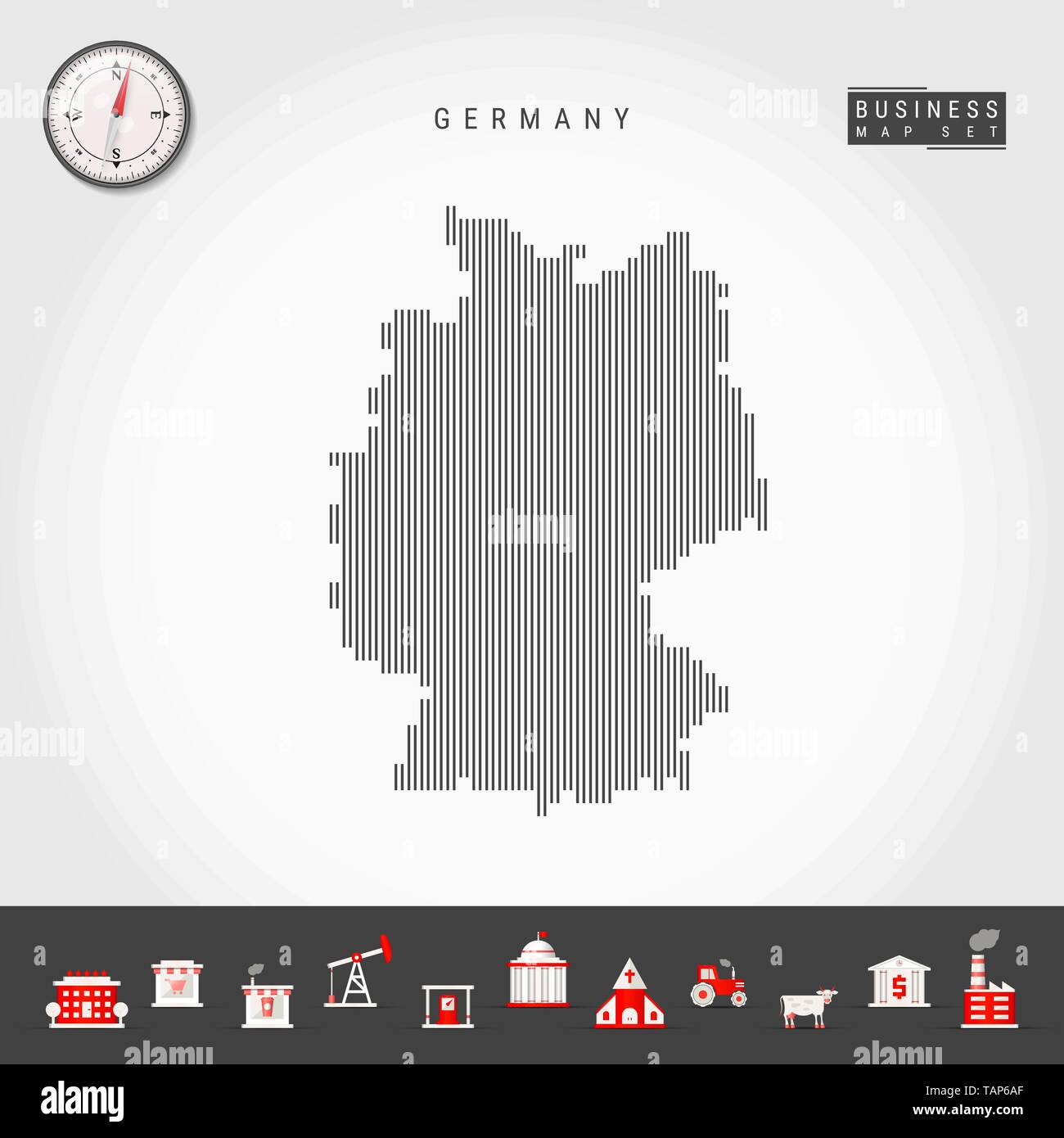Deutschland linien karte Leylinien Karte