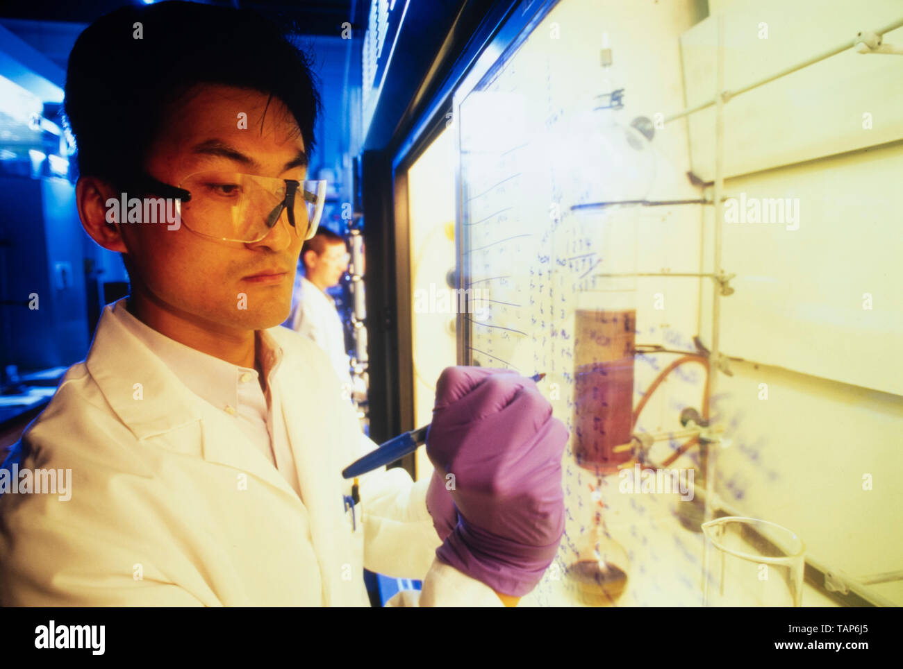 Medizinische Droge Forscher in einem Labor in der North Carolina Research Triangle. Stockfoto