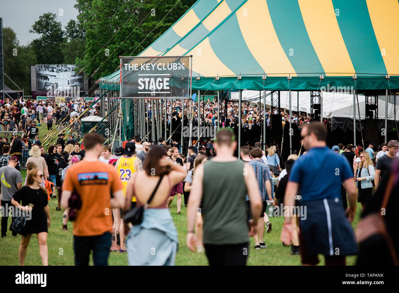 Hatfield, Großbritannien, 26. Mai 2019. Massen an der Slam Dunk South Festival. Credit: Richard Etteridge/Alamy leben Nachrichten Stockfoto