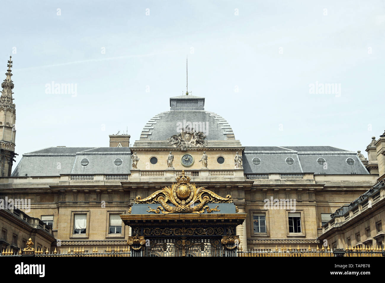 Eine allgemeine Ansicht der Palais de Justice de Paris, wo der Prozess gegen Ian Bailey stattfinden, wer wird vorgeworfen, die Ermordung von Sophie Toskanischen du Plantier, die Brutal an der Westküste Irlands zum Tod außerhalb Ihr Ferienhaus in Schull im Jahr 1996 geschlagen wurde. Stockfoto