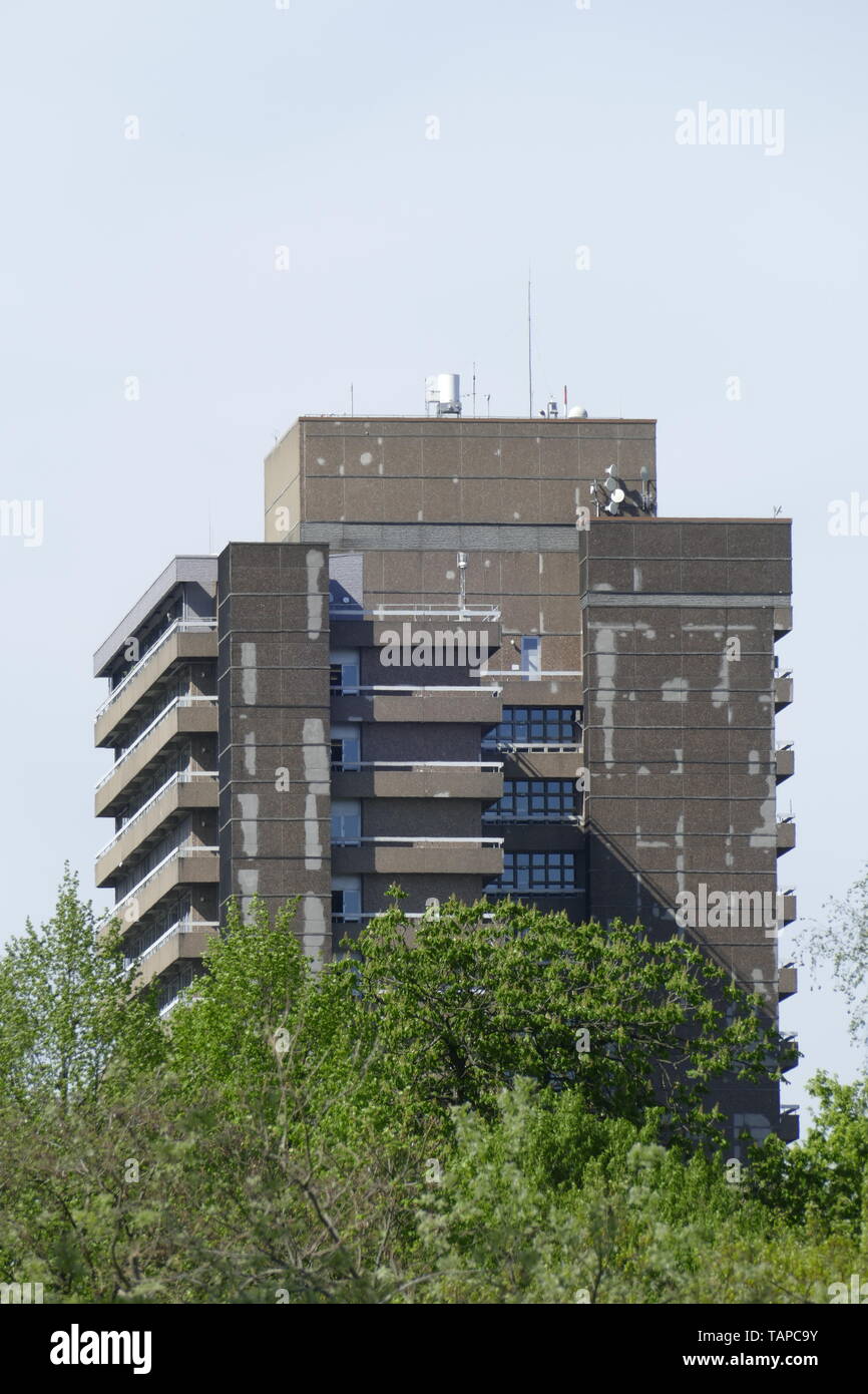 Hochhaus des Geomatikum der Universität Hamburg, Hamburg, Deutschland, Europa Stockfoto