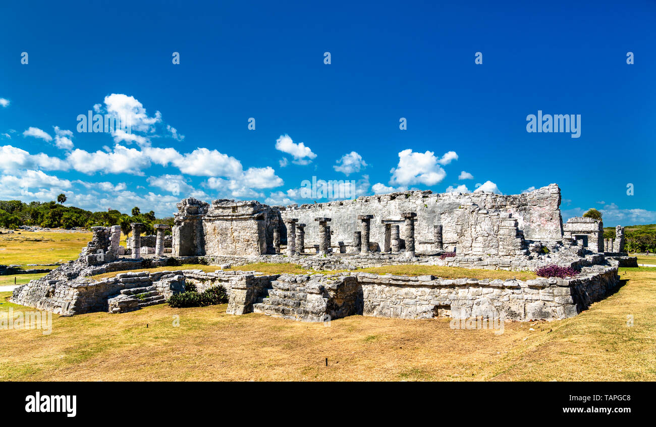 Alten Maya Ruinen in Tulum in Mexiko Stockfoto