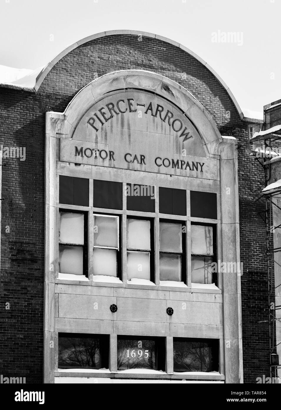 Pierce Arrow Automobilwerk, Buffalo, New York Stockfoto