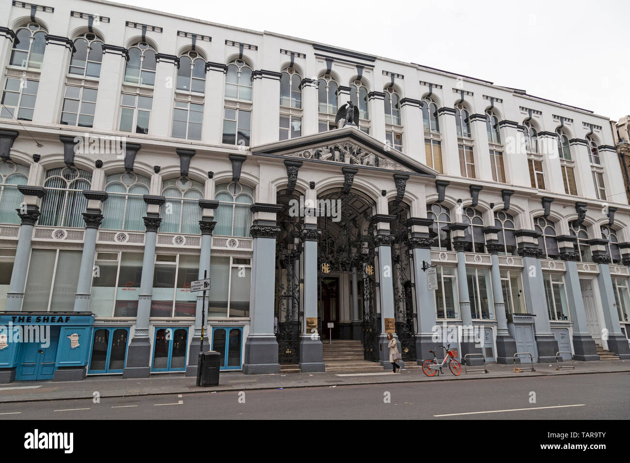 Der Hop Exchange ist ein Grad II an Nr. 24 Southwark Street, London, denkmalgeschützte Gebäude, in der Bankside Bereich der Londoner Stadtteil Southwark. 1867 öffnen. Stockfoto