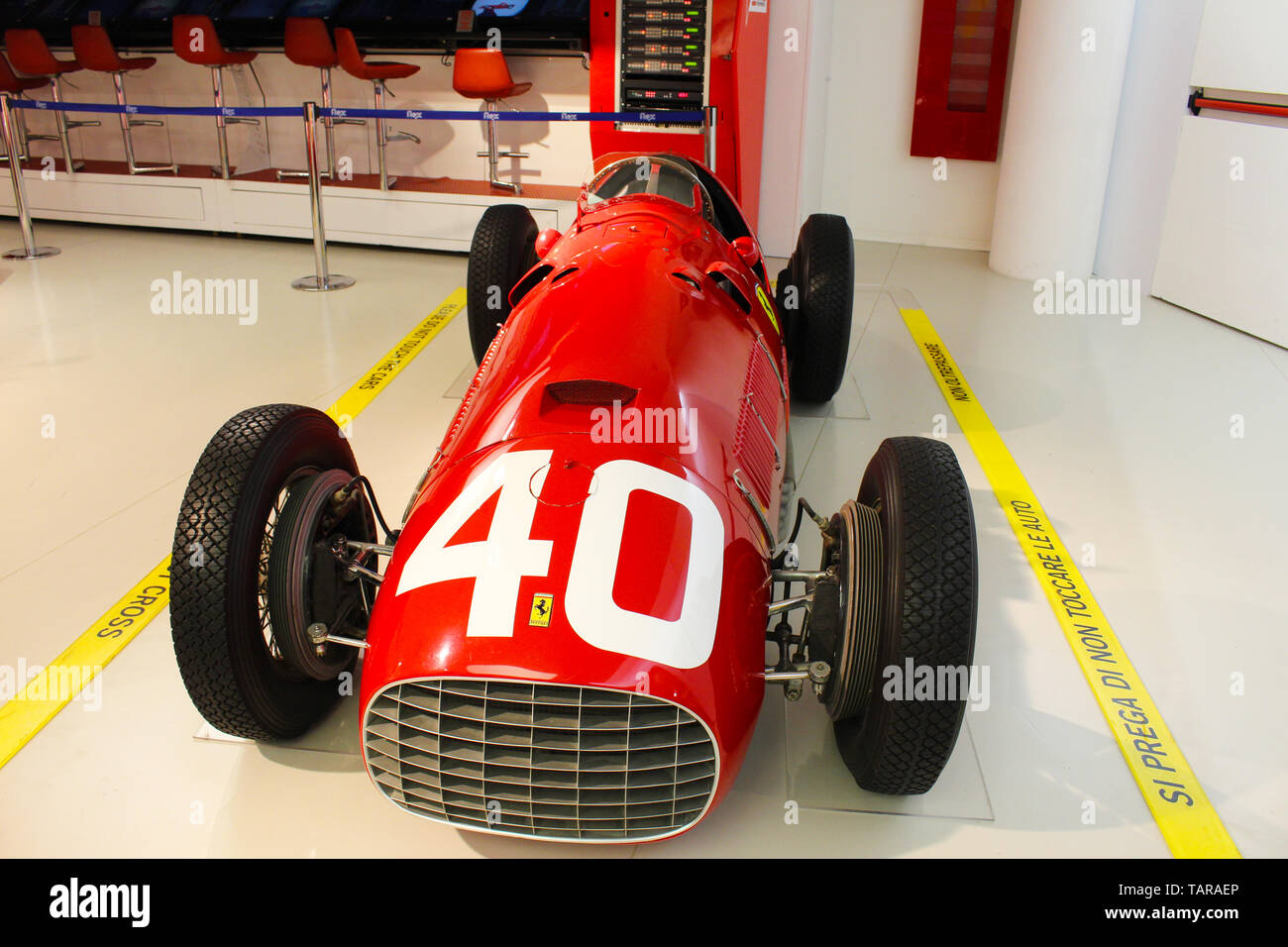 Ein Ferrari Formel 1 Auto Im Ferrari Museum Maranello Italien