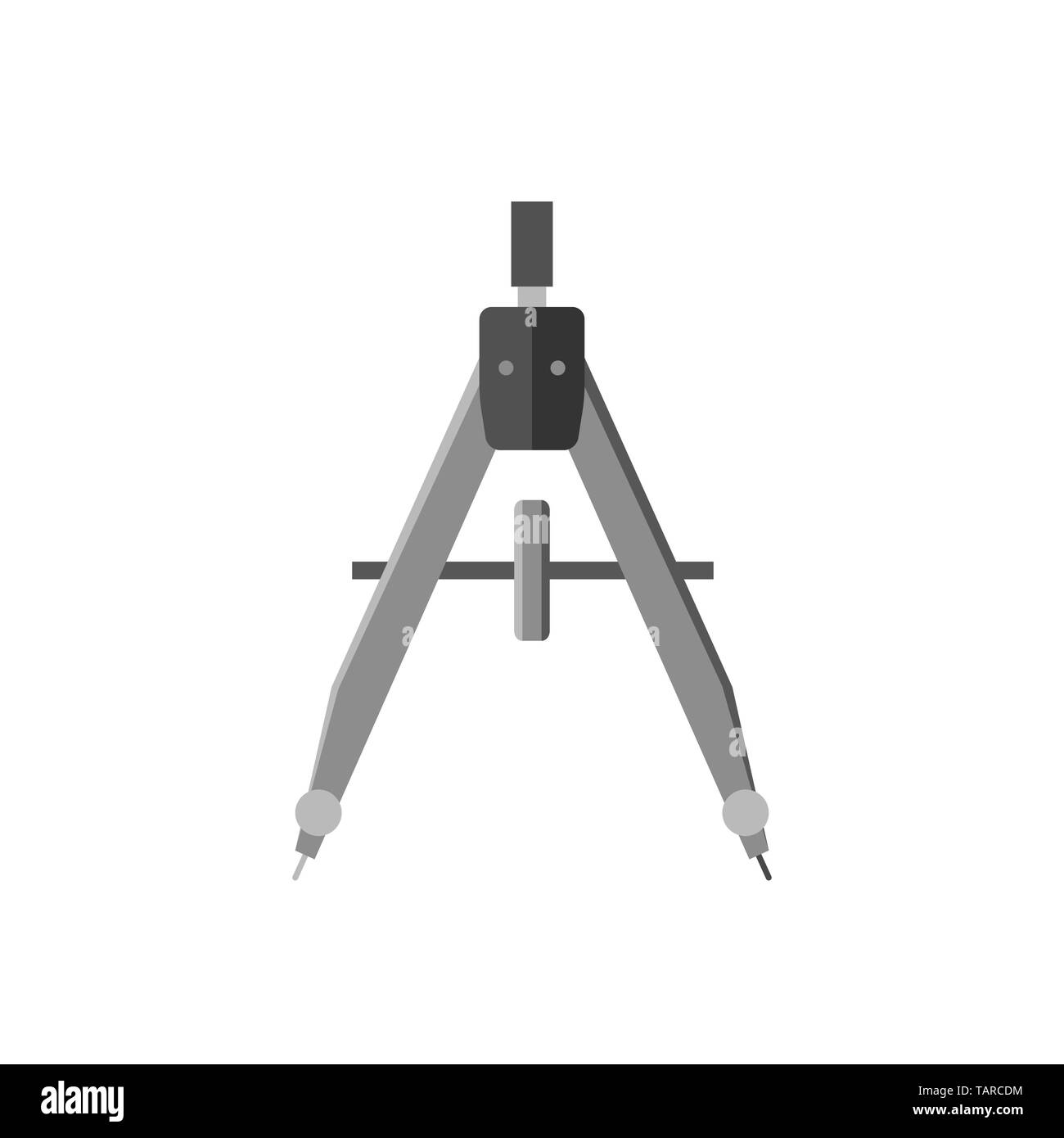 Zeichnung teiler Symbol Stock Vektor