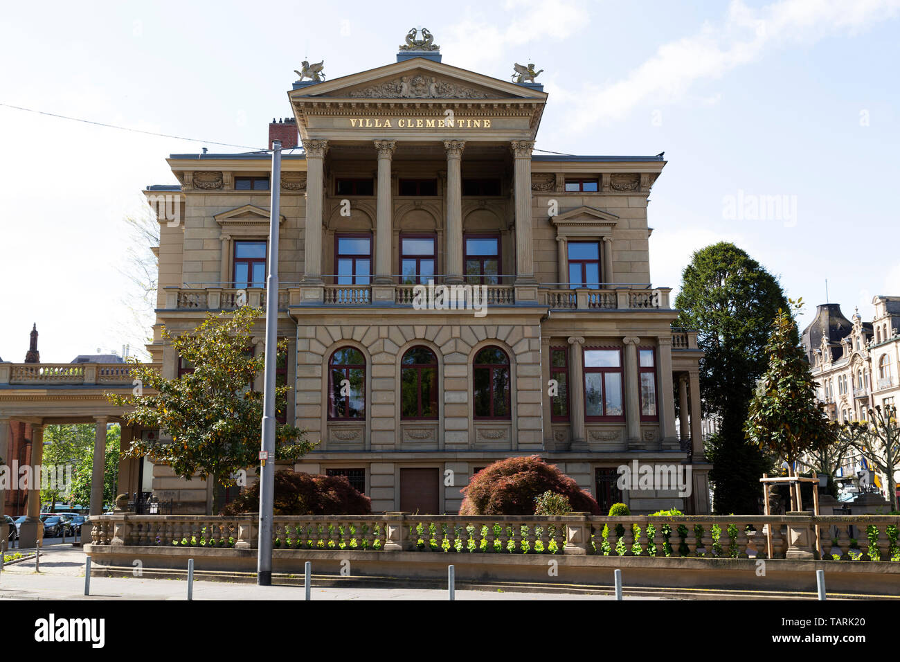 Villa Clementine in Wiesbaden, die Landeshauptstadt von Hessen