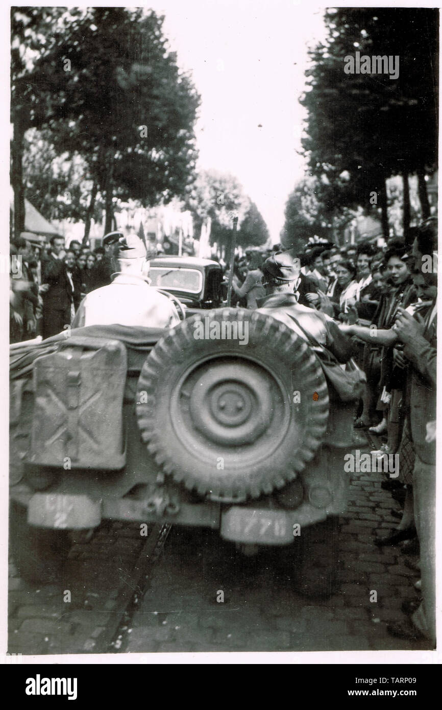August 1944: Die Befreiung von Lyon, Rhone, Frankreich Stockfoto