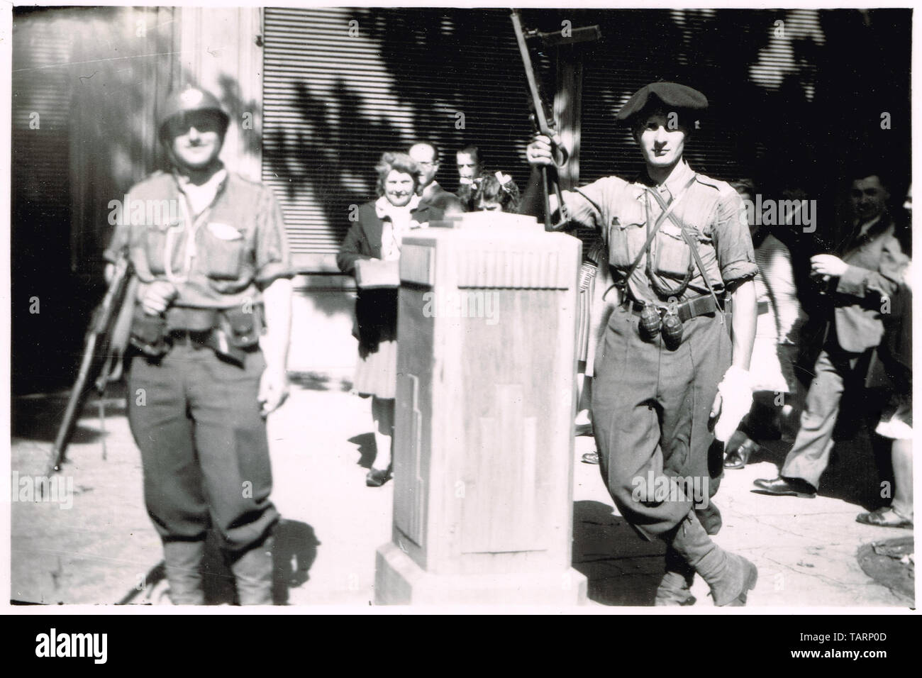August 1944: Die Befreiung von Lyon, Rhone, Frankreich Stockfoto