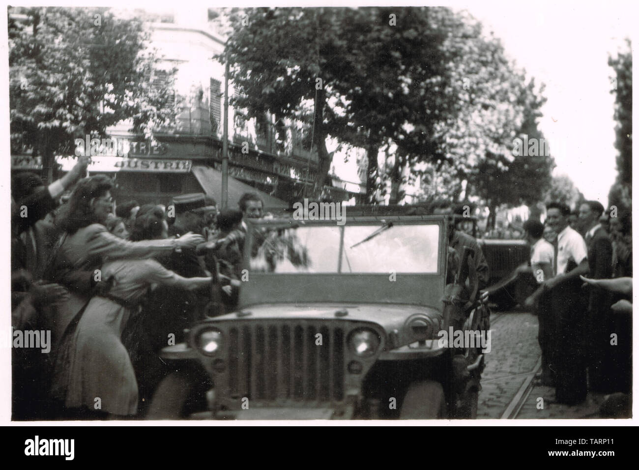 August 1944: Die Befreiung von Lyon, Rhone, Frankreich Stockfoto