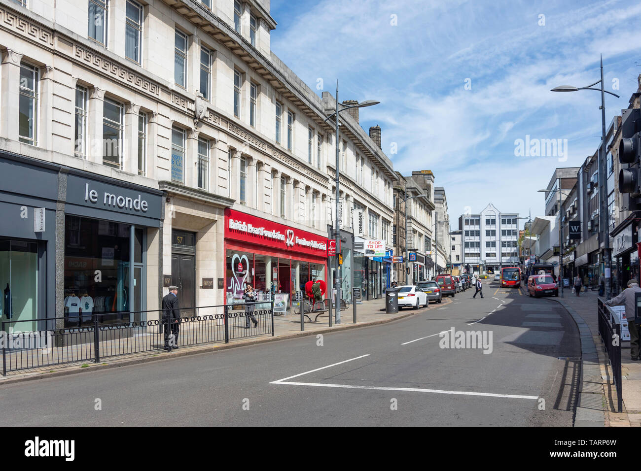 Victoria Street, Wolverhampton, West Midlands, England, Großbritannien Stockfoto