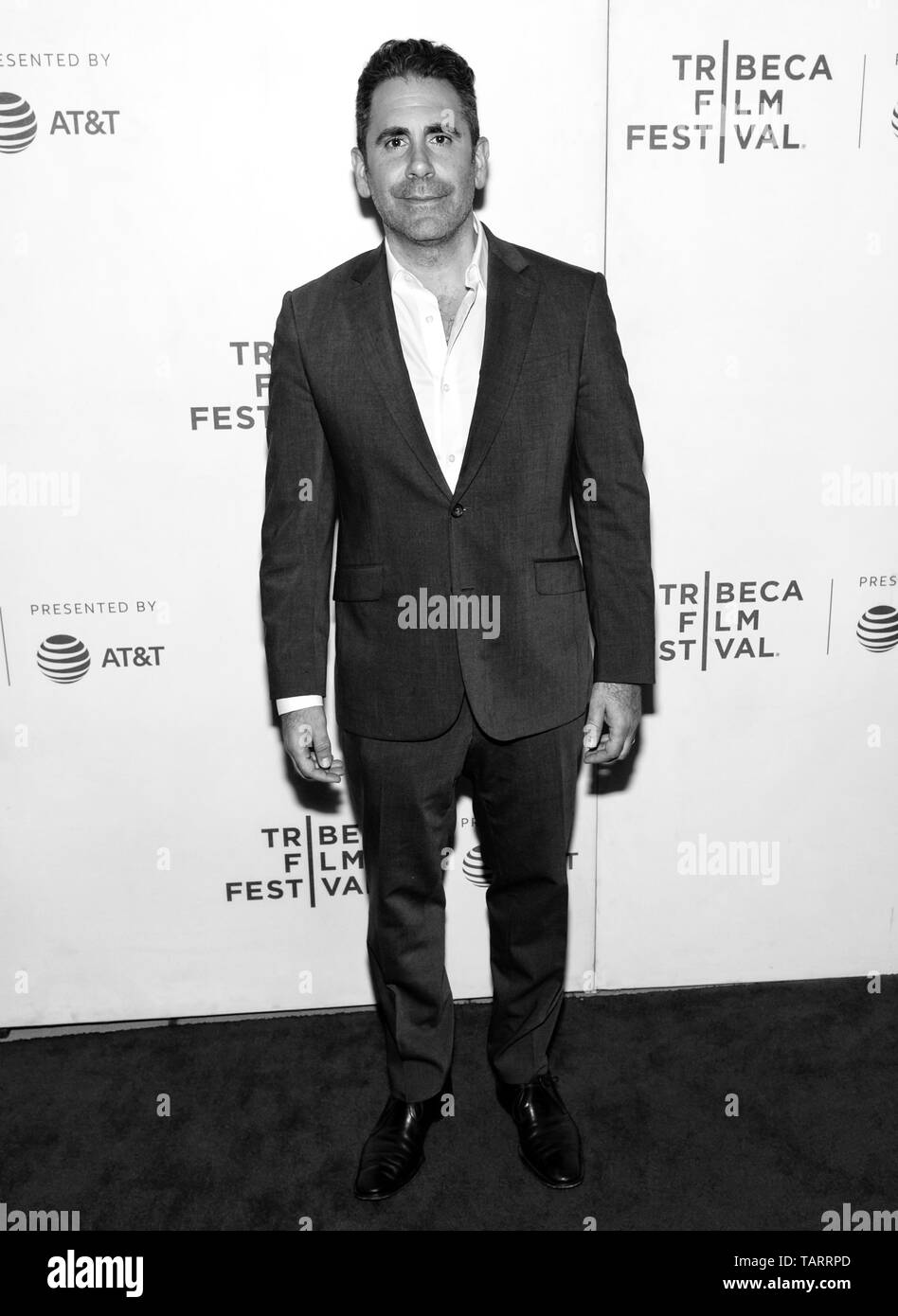 New York, NY - Mai 02, 2019: Ara Keshishian besucht Premiere von extrem Böse, erschreckend Bösen und Gemeinen Film während Tribeca Film Bankettsaal bei BMC Stockfoto