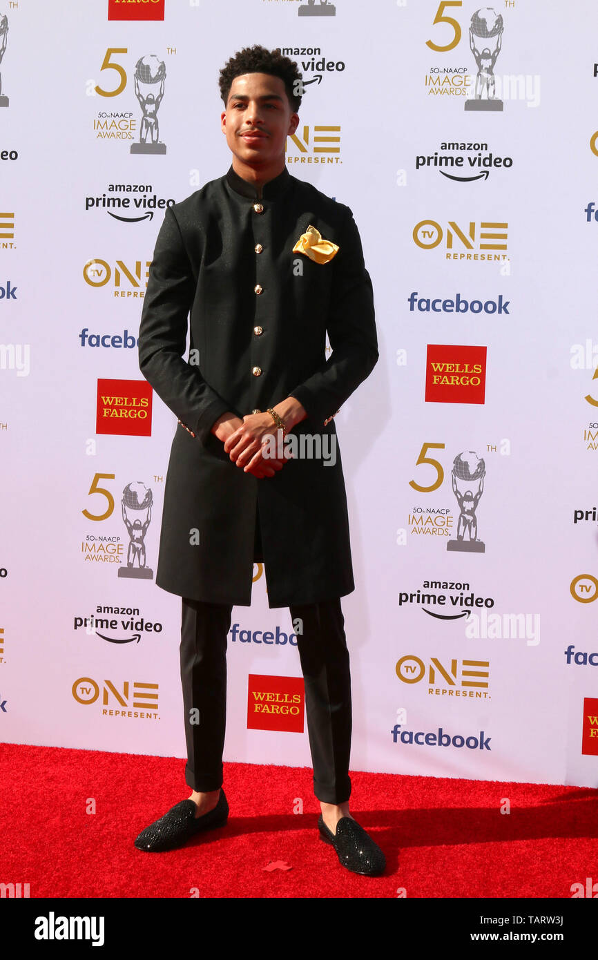 März 30, 2019 - Los Angeles, CA, USA - LOS ANGELES - Mar 30: Marcus Scribner bei der 50 NAACP Image Awards - Ankünfte an den Dolby Theater am März 30, 2019 in Los Angeles, CA (Credit Bild: © Kay Blake/ZUMA Draht) Stockfoto