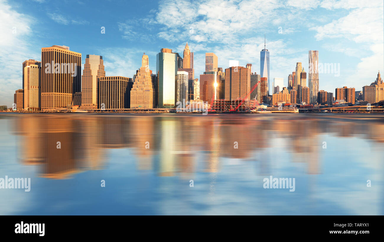 Skyline von New York, USA Stockfoto