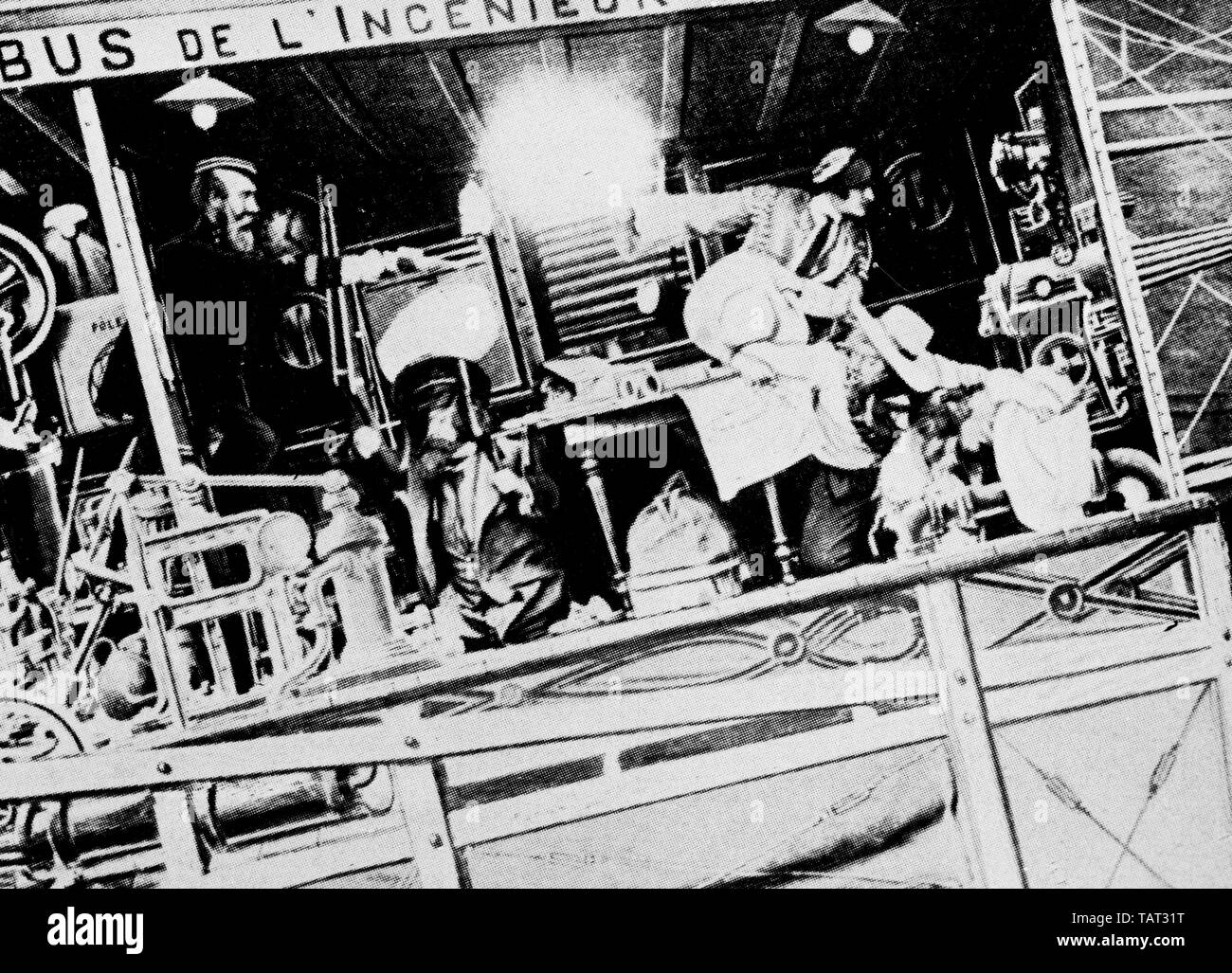 Das unmögliche Reise, ein 1904 französischen Stummfilm unter der Regie von Georges Melies Stockfoto