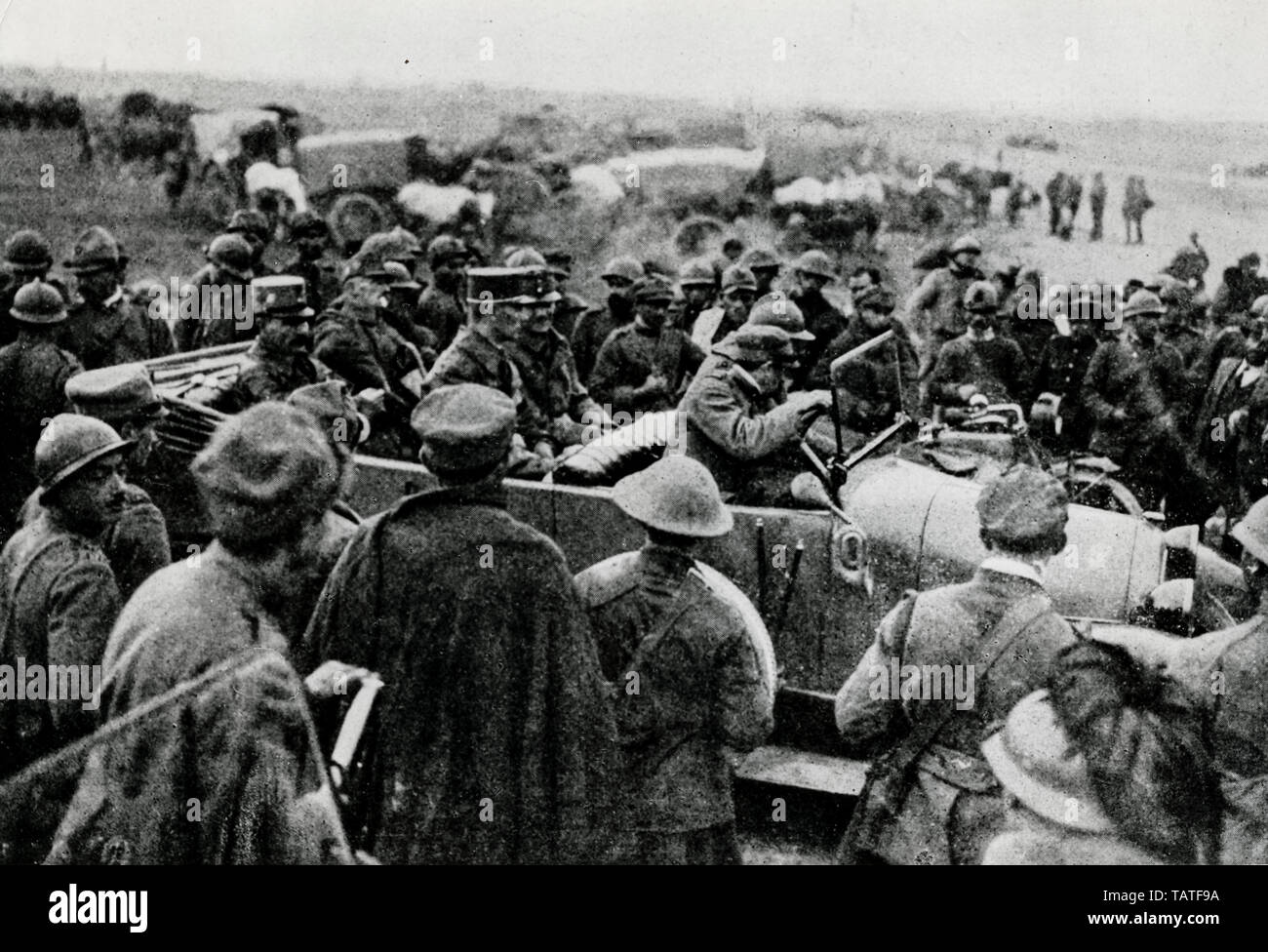 Schlacht von Vittorio Veneto, 1918 Stockfoto